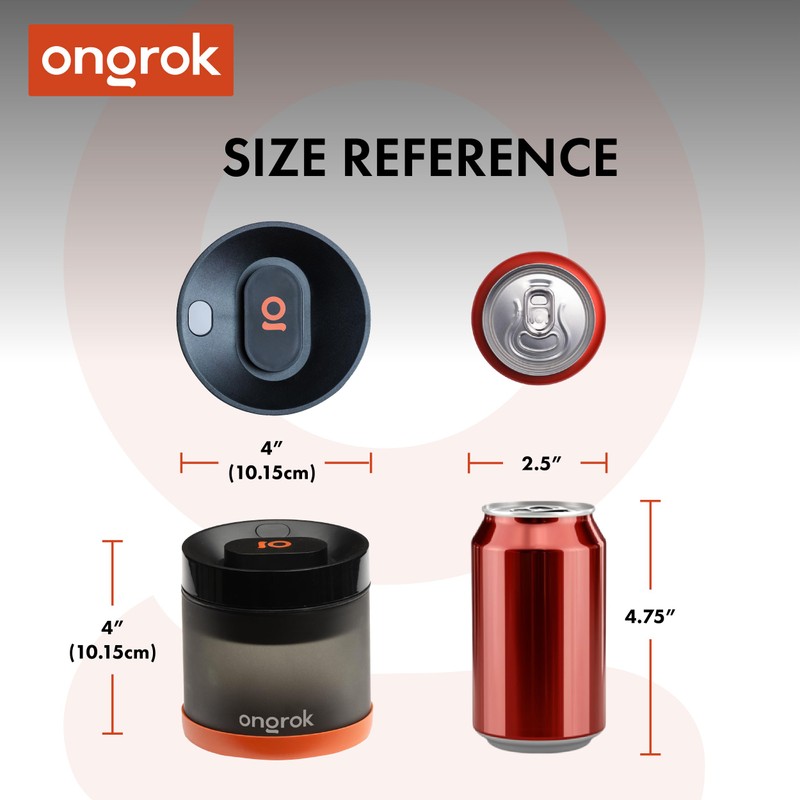 ONGROK Glass Storage Jar with Vacuum Pump Technology, Air Proof