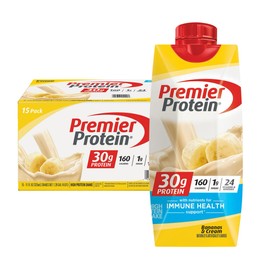 Premier Protein 30g High Protein Shake, Bananas & Cream 11 fl. oz., 15 pk.