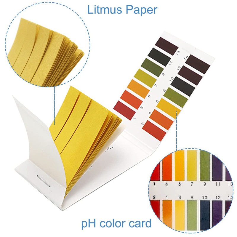 DKARDU 800 Strips pH 1-14 Test Paper Litmus Paper Extensive