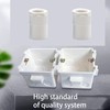 5Pcs PVC Female Adaptor, White Conduit Adaptor, 20mm Seal Connect