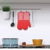 Alselo Silicone Oven Mitts Heat Resistant 932℉ with Waterproof &