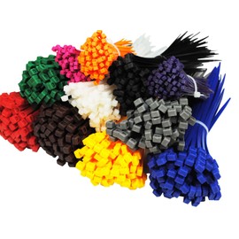 Pack of 100 Cable Ties Red 100 mm x 2.5 mm Craftsman Quality Cable Ties Short 8.1 kg Tensile Force