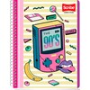 Scribe, MEGA PLUS, Cuaderno Francés Espiral Sencillo de Pasta Semi