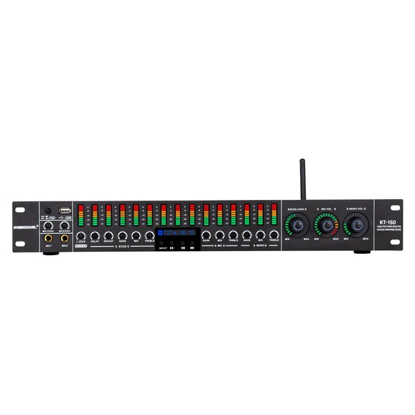 KT150 Professional Ktv Digital Equalizer Preamp Effector Anti-Howling Audio Processor
