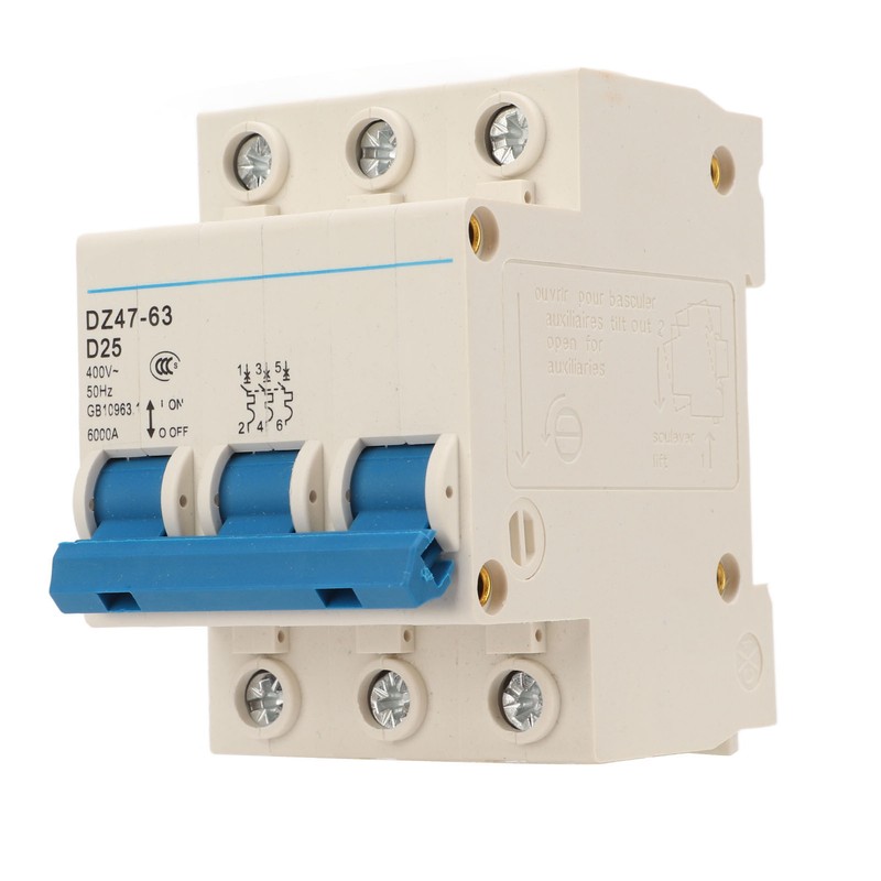 Miniature Circuit Breaker Flame Retardant Housing 3P Automatic Circuit Breaker