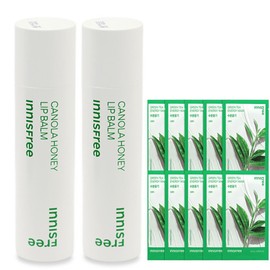 Innisfree Rape Honey Lip Balm 2pcs+ / 이니스프리 유채꿀 립밤 2개+