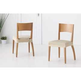 Martina Home Túnez Fabric Chair Cover Seat Cover Mustard 24 x 30 x 6 cm Pack of 2