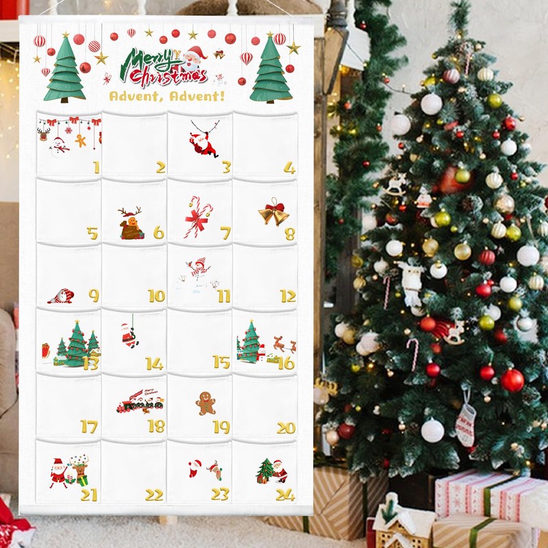 Advent Calendar 2024 as a Fabric Wall Calendar