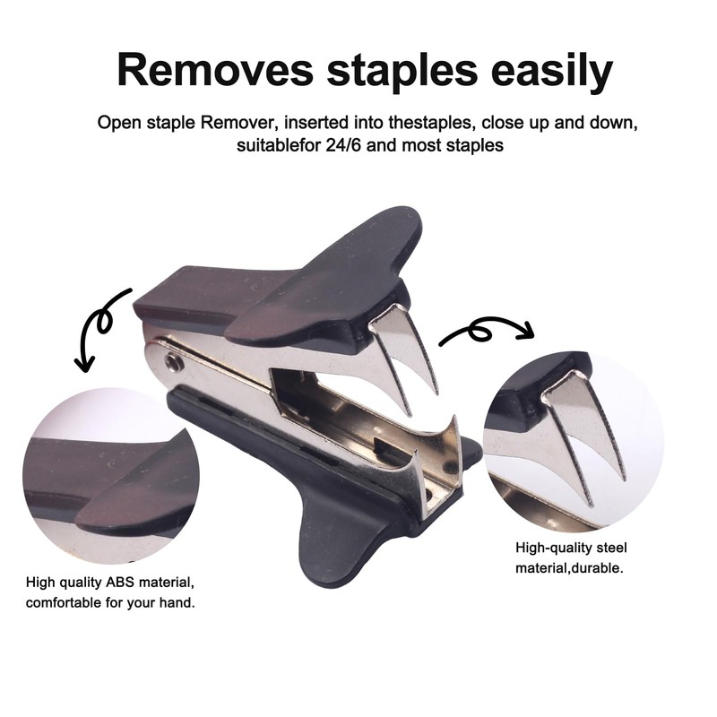 3 Stück Heftklammerentferner,Metall Entklammerer,Entklammerer Enthefter,Schwiegermutter Klammer,Heftklammern Entferner,für Bücher, Zeitungen, Geschenkpapier,