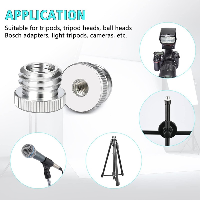 Nutmanel 1/4 to 5/8 inch, 3/8 to 5/8 inch camera