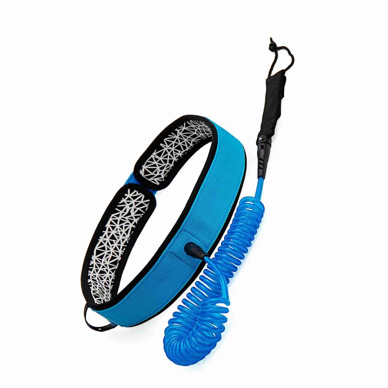 Surfboard Waist Leash 7mm Thick 10ft Coiled Surf Board Leash