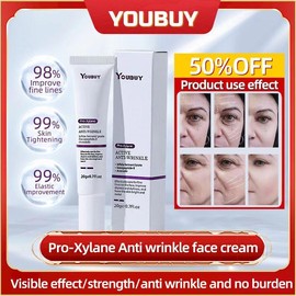 YOUBUY Pro‑Xylane Anti‑Wrinkle Cream Smooth Face Wrinkles Extract Serum Lifting and Firming, Tightening Anti‑Aging Wrinkle Essence, 20g - Specification: 2pcs