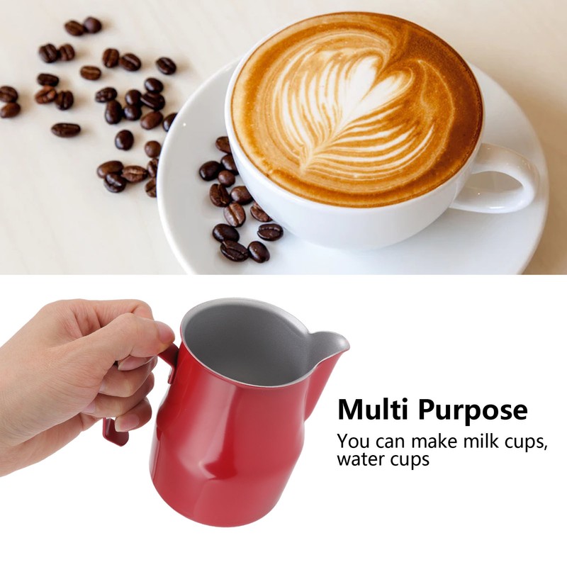 550ml Stainless Steel Milk Frothing Cup Food Grade Prevent Spilling