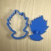 Cuticuter Goku Saiyan Dragon Ball Cookie Cutter, Blue (CGGOKUSAYAN)