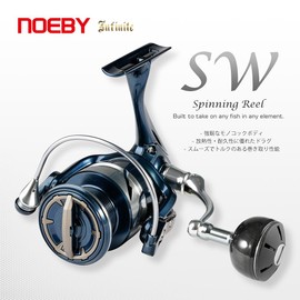NOEBY NBRE-SW Saltwater Fishing Spinning Reel Lightweight Trolling Popper Gear Ratio 5.2:1/4.3:1 2500/3000/4000/5000/8000/10000 8+1BB (SW-4000)..