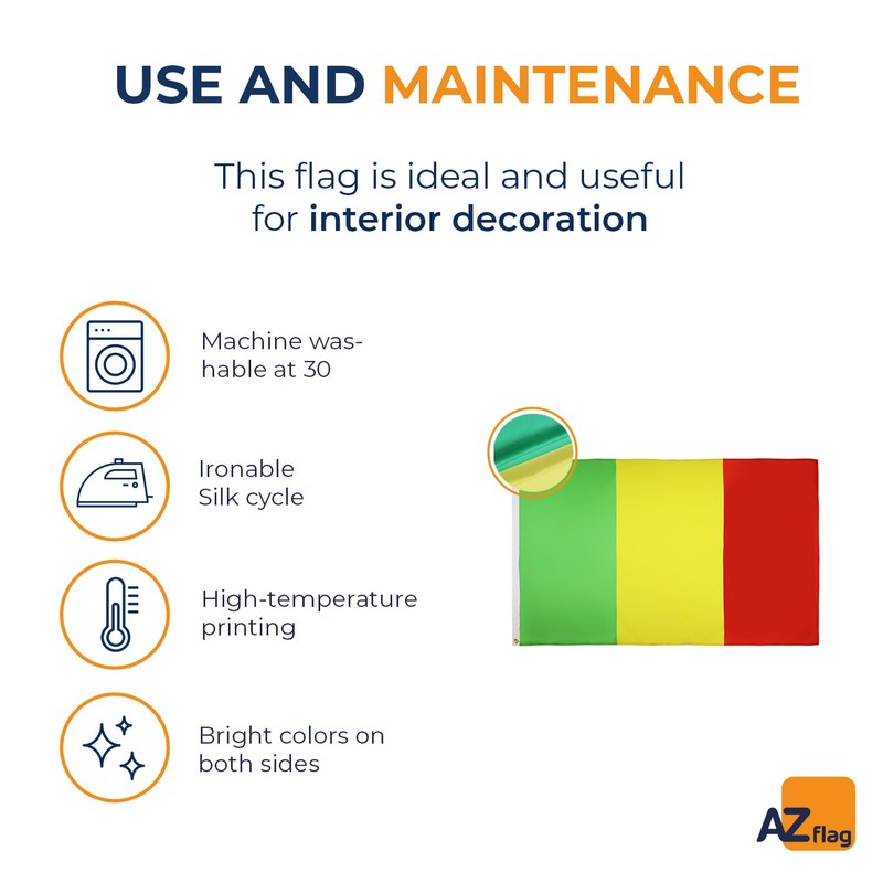 AZ FLAG - Mali Flag - 3x5 Ft - Light