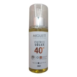 Filtro Solar Gel Fps 40, 150 Ml Miguett