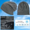 Compagno Lined Beanie Hat with Soft and Warm Teddy-fleece Lining