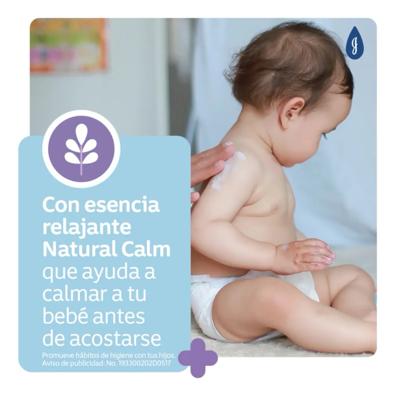 Johnson's crema corporal para bebé antes de dormir 200 ml