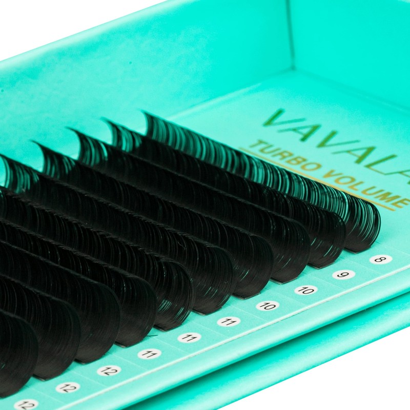 Self Fanning Eyelash Extensions Shimmy-free Lashes 0.03 0.05 Turbo Volume