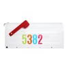 HASWARE Mailbox Numbers: 6 Sheets Number Stickers - Waterproof and