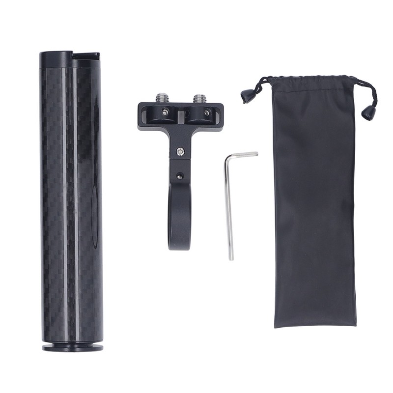 138mm Camera Cage Handle Grip Carbon Fiber Aluminum Alloy Universal