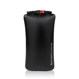 MONTCAMPER Upgraded CORDURA Waterproof Dry Bag-Durable&Lightweight Storage Sack for Hiking, Kayaking&Rafting-Roll Top with Survival Whistle-Ideal for high-intensity Use-Float on Water(20L/Black)