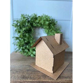 Kit de casa de jengibre (cartón) – Paquete de 5 – Tamaño pequeño