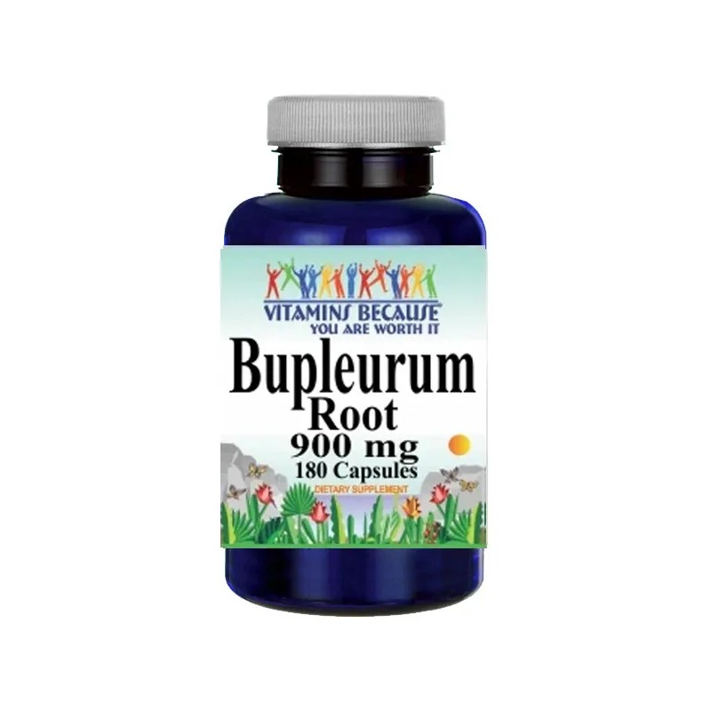 Vitamins Because Bupleurum Root 900mg 180 Caps