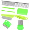 Lamoutor 7Pcs Pet Flea Comb Fine Tooth Comb and Pet