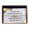 ONDEGO¬Æ HANDMADE in GERMANY Unendlichkeit GESCHENK beste Freundin Armband Freundschaftsarmband
