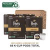 Peet's Coffee, Medium Roast K-Cup Pods for Keurig Brewers -