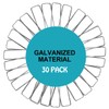 AMRITA Stakes for Garden Hose 30 Pack，Galvanized Soaker Hose Grounding