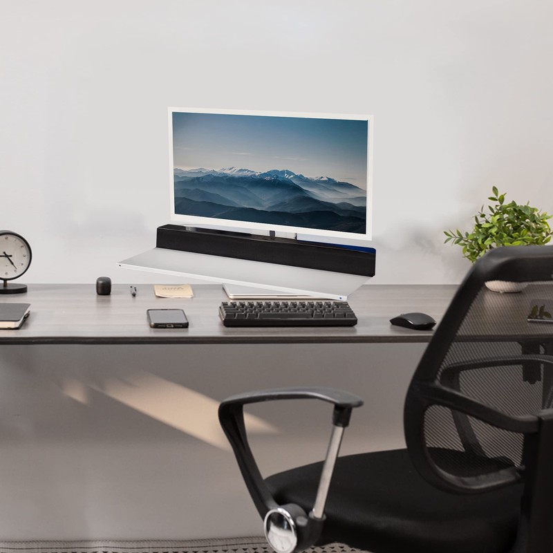 VIVO Computer Keyboard and Mouse Platform Tray VESA Mount Attachment
