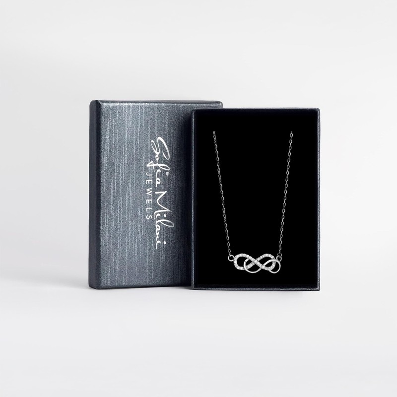 Sofia Milani - Women's Necklace 925 Silver with Zirconia Stones