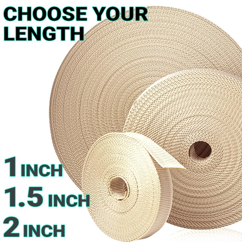 TECEUM 38 mm Webbing – Tan – 9 m –