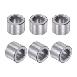 sourcing map Sleeve Bearings 10mm Bore 16mm OD 12mm Length Sintered Iron Self-Lubricating Bushings 6pcs