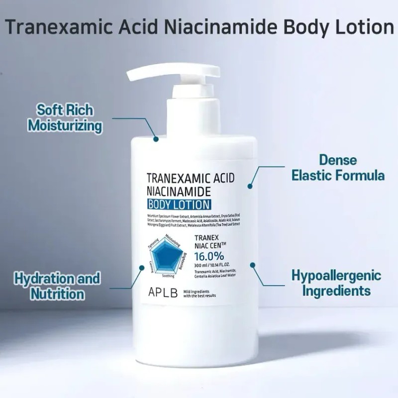 Crema Corporal De Acido Tranexamico Despigmentante 300ml