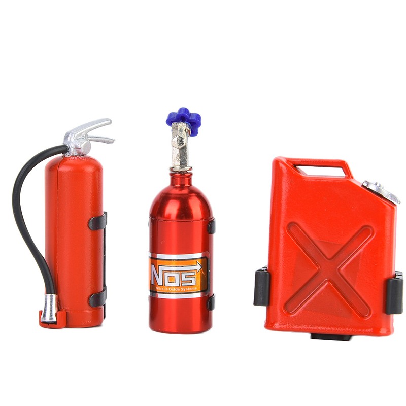 Fire Extinguisher Oil Drum Shovel Nitrogen Bottle Fit for SCX10