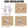 Powrocket 3 Inch Stainless Steel Soffit Vents,Round Air Vent Cover,Air