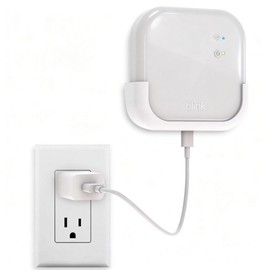 AutoSonic All-new Blink Sync Module XR Wall Mount | Space-Saving Mounting Bracket Holder Compatible with Sync Module XR 2024 Release | Blink Security Accessories | USB-C Cable Included | White