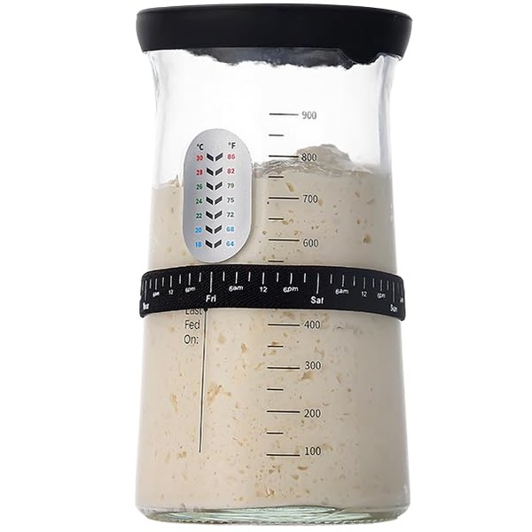 Captain Sourpants Sourdough Starter Kit -37oz Wide Mouth Sourdough Starter