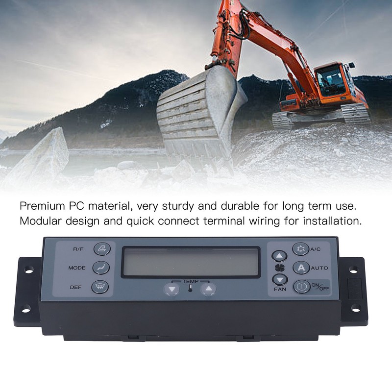 Excavator Air Conditioner Controller Panel Embedded Installation KHR12510 AC Control