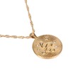 White Zircon Women Necklace Snake Pattern Electroplated Fashionable Female Pendant
