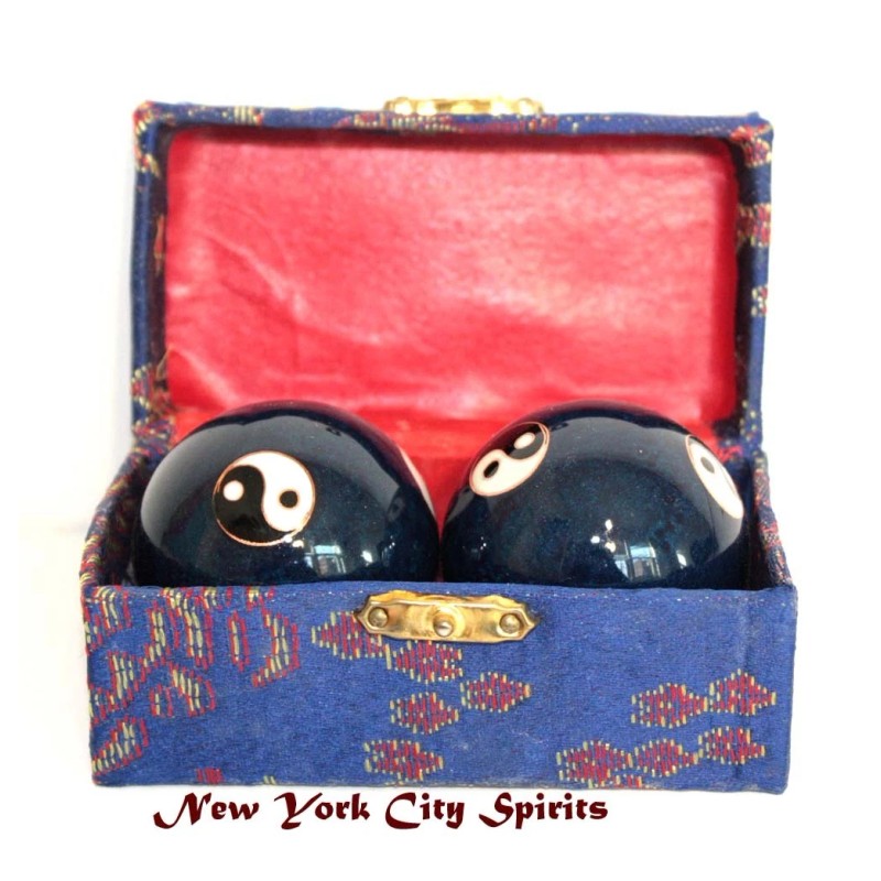 Masager ball Therapy Massager Balls - Yingyang (Metal) - Blue