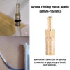 Hilitand Pipe Fittings, Brass Fitting Hose Barb, Tail Reducer Hose