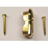 Polish Brass Keyhole Insert cover thread escutcheon antique vintage key