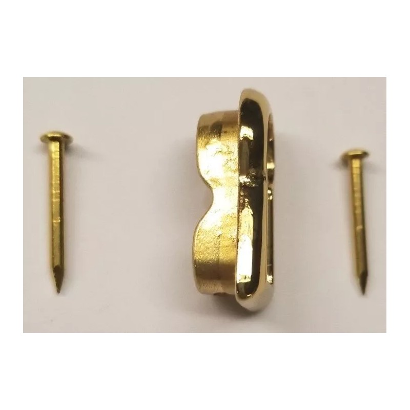 Polish Brass Keyhole Insert cover thread escutcheon antique vintage key