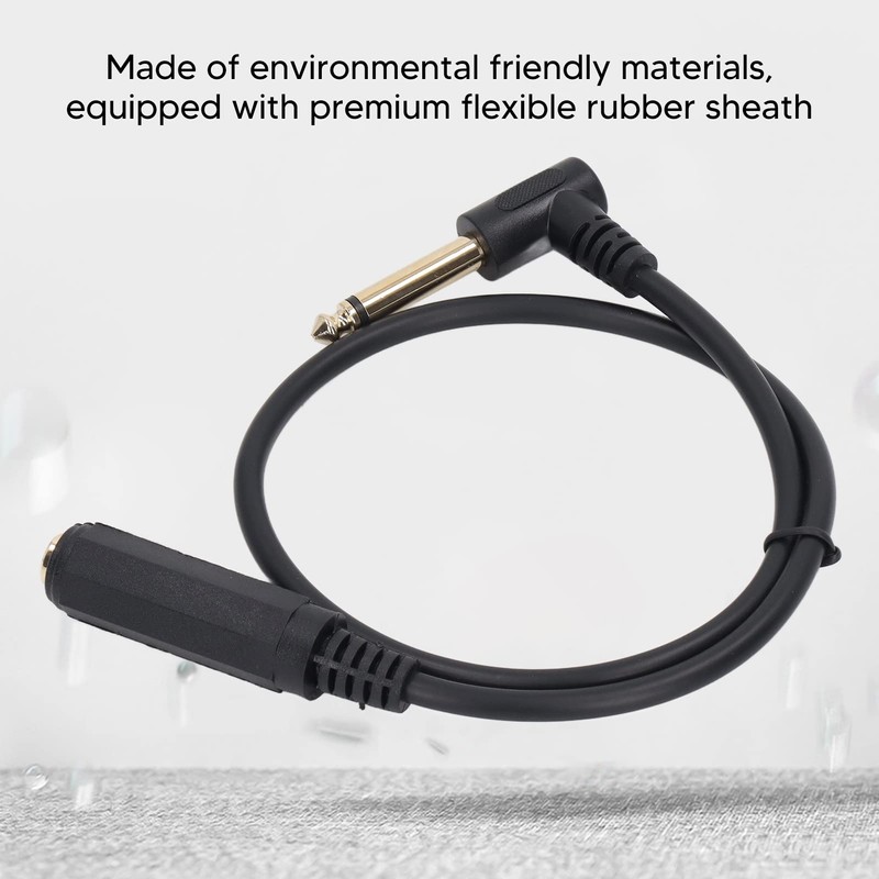 Acouto Cable de Audio Macho a Hembra de 6,35 Mm