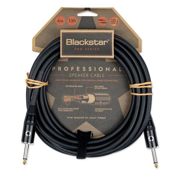 BLACKSTAR Professional Speaker Cables S-S/Floor Board Amplifier 4m Black Star